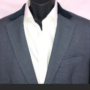 Lauren Ralph Lauren Men's Blazer, 65% polyester 35% rayon, 2 button, single vent